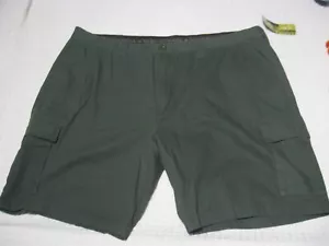 Official BSA Boy Scout CANVAS Men's Size 50 Khaki Green Uniform Shorts - Picture 1 of 4