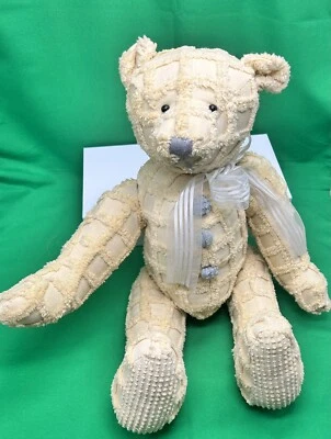 "Atrezzo de película vintage de chenilla amarilla de peluche de oso 1999 20"" de alto" Foto 1 de 4
