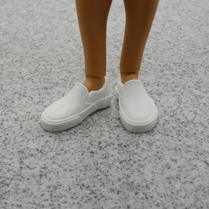 Ken Fashionistas 195 Doll Deck Shoes White Boat Slip On Made To Move 2022 HJT59 - Picture 1 of 7