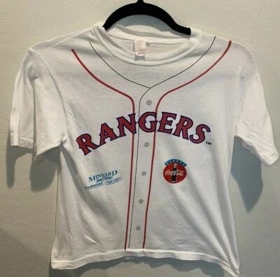 Vintage Juan Rodiriguez Texas Rangers White Shirt Size Large Shirt Jersey - Image 1 of 4