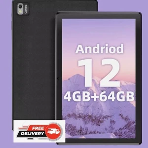 SGIN Tablet Android 12, 10.1" with 4GB RAM 64GB ROM, Octa-Core Processor - Picture 1 of 7