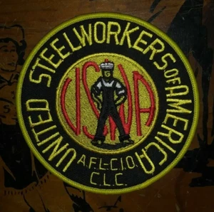 Vintage USWA - United Steelworkers of America AFL-CIO-CLC Collectors Patch - Picture 1 of 4