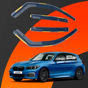 BMW 1 Series F20 2011-2019 5 Doors Hatchback Haibak Wind Deflectors 4pc - Picture 1 of 10