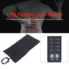 Electric Cloth Heater Pad USB 4 Shift Adjustable Timing Foldable Carbon Fiber√
