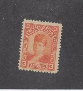 NEWFOUNDLAND (MK4957) # 83  F-MH  3cts  QUEEN ALEXANDRA / ORANGE CAT VALUE $45 - Bild 1 von 1