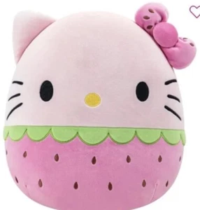 New Hello Kitty Pink Strawberry Bow 12” Squishmallow - Sealed Limited Edition - Picture 1 of 1
