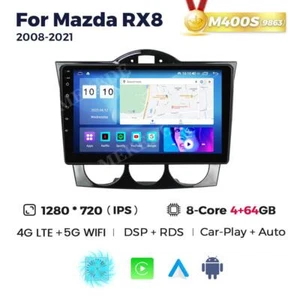 Radio estéreo para automóvil Mazda Rx-8 2003-2008 Android Auto Carplay GPS Navegador BT 4+64G - Imagen 1 de 11