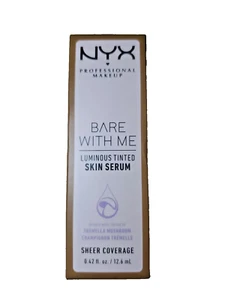 NYX-BARE WITH ME-Luminous Tinted Skin Serum-UNIVERSAL MEDIUM DEEP -0.42 FL. OZ. - Picture 1 of 6