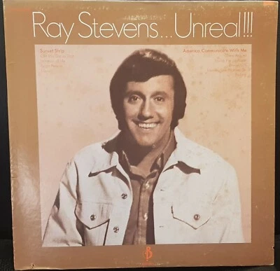 Ray Stevens – Unreal!!! - 1970 LP record excellent, cover G+ - Image 1 of 3