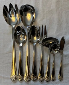 Reed and Barton Greenbrier Set of 8 Serving Pieces - NEW - Picture 1 of 4