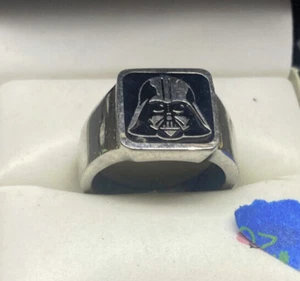 star wars ring Darth Vader  Ring Stainless  (size 10) pre owned free shipping - Picture 1 of 3