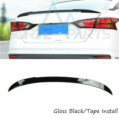 Glossy Black Blade Style Rear Trunk Lip Spoiler Wing For Nissan Altima 2019-2024 Foto 1 de 4