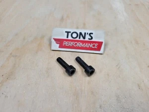 Pair of BLACK Replacement Screws for Fuel Wheels Black Center Cap CAP 1001-63-b - Picture 1 of 1