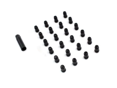 24 tuercas spline negras 12x1,5 | para la mayoría de toyota honda hyundai kia | 1,37" de alto Foto 1 de 3