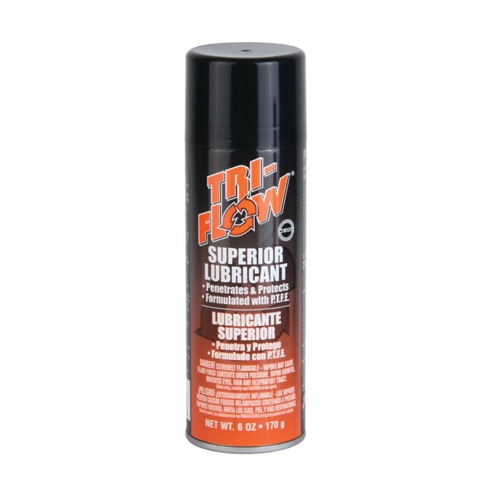 Tri-Flow Superior Lubricant Aerosol Spray 6oz Bike Maintenance Automotive Repair - Image 1 of 1