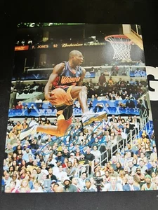 Jason Richardson Signed Autographed 8x10 Photo Golden State Warriors DUNK - Picture 1 of 1