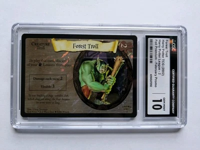 Harry Potter TCG Forest Troll Promo CGC Gem Mint 10 - Image 1 of 2