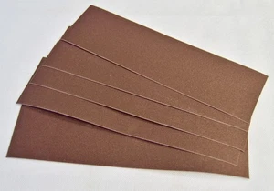 Pack of 5 Replacement Sanding Sheets to fit Drum Sander 75mm wide 100/180 grit - Picture 1 of 2