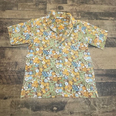 Camisa con botones Duke Kahanamoku By Catalina para hombre XL floral manga corta EE. UU. Foto 1 de 4