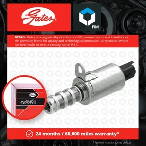 Camshaft Adjuster Valve fits CITROEN C3 AIRCROSS Mk2 1.2 2017 on Gates Quality - Picture 1 of 4