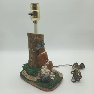 Vintage Golf Table Lamp Sports Themed Man Cave Office Decor (No Shade) - Picture 1 of 24