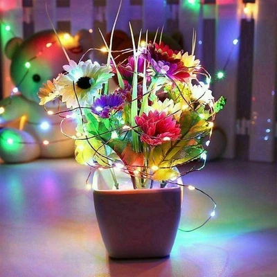 Brand New Light String Waterproof LED Light String Party Decor Rice Wire - Image 1 of 4