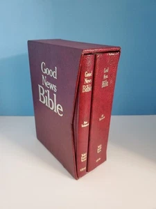 Good News Bible Set Large Print Hardcover Old And New Testaments Boxed Set 1978 - Picture 1 of 10