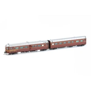 HO DEB Set Railcar NSWGR Indian Red - 4 Car Set - Picture 1 of 1