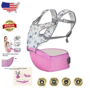 Stylish Purple Baby Carrier with Ergonomic Design for Healthy Hip Development - Picture 1 of 9