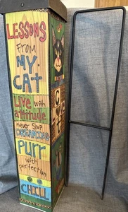 Studio M 20" Kunststange Unterricht von meiner Katze EUC Garten Hof - Bild 1 von 6