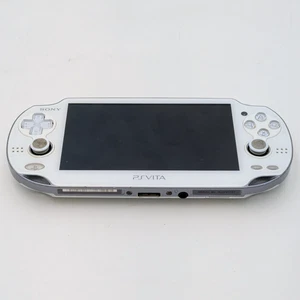 Consola de juegos portátil Sony Playstation PS VITA PCH1000 en blanco cristal  - Imagen 1 de 6