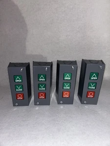 MMTC PBS-3R Metal Three Button Interior Wall Surface Mount Control (Lot Of 4) - Picture 1 of 5