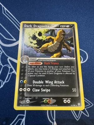 Pokemon Dark Dragonite 15/109 Non-Holo Rare EX Team Rocket Returns Card NM - Image 1 of 4