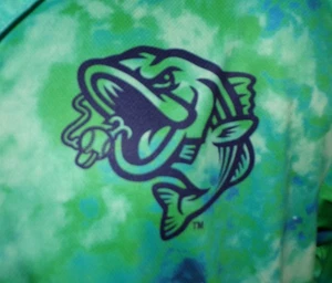 NEW WITHOUT TAGS MLB BASEBALL GWINNETT STRIPERS ATLANTA BRAVES XL JERSEY TYE DYE - Picture 1 of 4