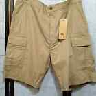 NWT Levi's carrier beige cargo shorts 42