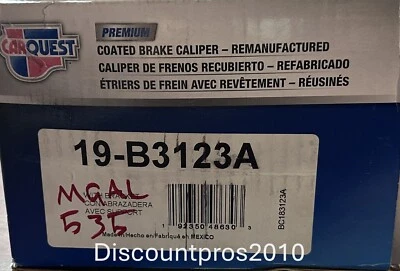 Pinza de freno de disco delantera izquierda Carquest 19-B3123A Suzuki Equator Xterra 2005-2023 Foto 1 de 3