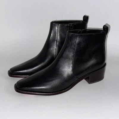 Tory Burch Women’s 9 Ankle Boots bootie Black Zip Up Boot 45mm NEW - Image 1 of 4