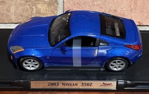 2003 NISSAN 350Z BLUE 1:18 YAT MING ROAD SIGNATURES DELUXE EDITION RARE FIND  - Picture 1 of 12