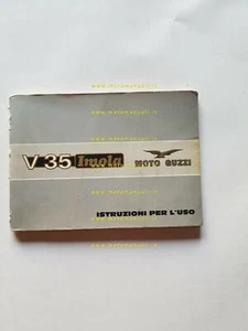 Moto Guzzi V35 Imola 350 1981 manuale uso libretto originale moto owner's manual - Picture 1 of 10