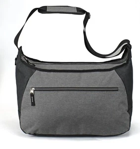 Unisex Shoulder Travel Bag Heather Grey Overnight Sack Durable Lightweight - Picture 1 of 3