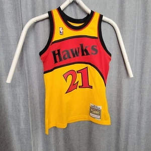 Mitchell & Ness Hardwood Classics HWC Swingman Hawks 21 Wilkins Size S - Picture 1 of 6