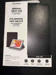 Merkury Innovations Universal Tablet Case 7-8 Inch, Black - Picture 1 of 4