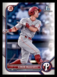 2022 Bowman Prospects #BP40 Simon Muzziotti - Picture 1 of 2