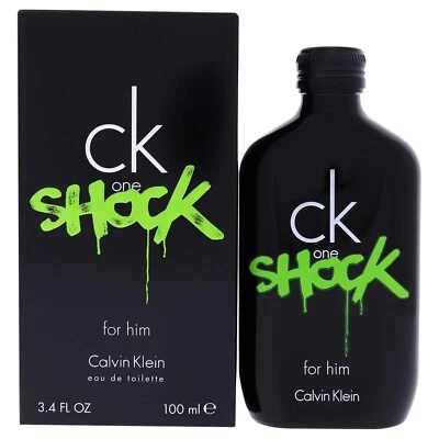 Calvin Klein CK One SHOCK for Him 100ml Eau De Toilette Original New & Sealed