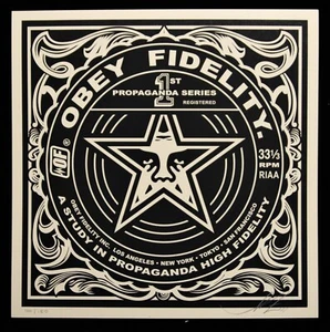 SHEPARD FAIREY hand signiert Party At Moontower box record ed150 2011 obey giant - Bild 1 von 4