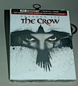 THE CROW 30TH ANNIVERSARY LIMITED EDITION STEELBOOK 4K ULTRA HD + DIGITAL NEW! - Picture 1 of 2