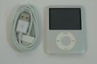 Good Used Working Silver Apple iPod Nano 3rd Generation 4GB A1236 MP3 Player
