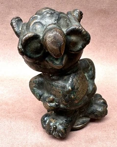 Vintage Bronze Elephant Aviator Sculpture Radiator Cap - Picture 1 of 7
