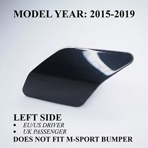 Cubierta de arandela de faros para BMW X6 F16 SE lado izquierdo 2015-2019 negro zafiro 475 - Imagen 1 de 20