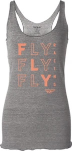 FLY RACING WOMEN'S FLY TIC TAC TOE TANK GREY - WOMEN'S SMALL - 356-6162S - Picture 1 of 1